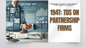 Section 194T: New TDS Rules on Payments to Partners! Are You Prepared?