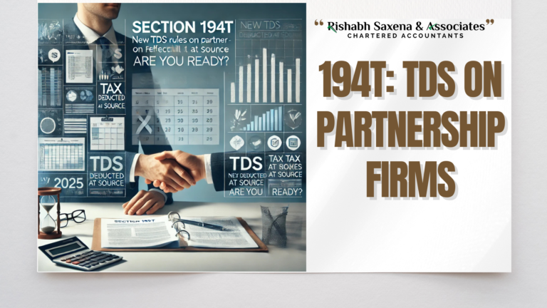 Section 194T: New TDS Rules on Payments to Partners! Are You Prepared?